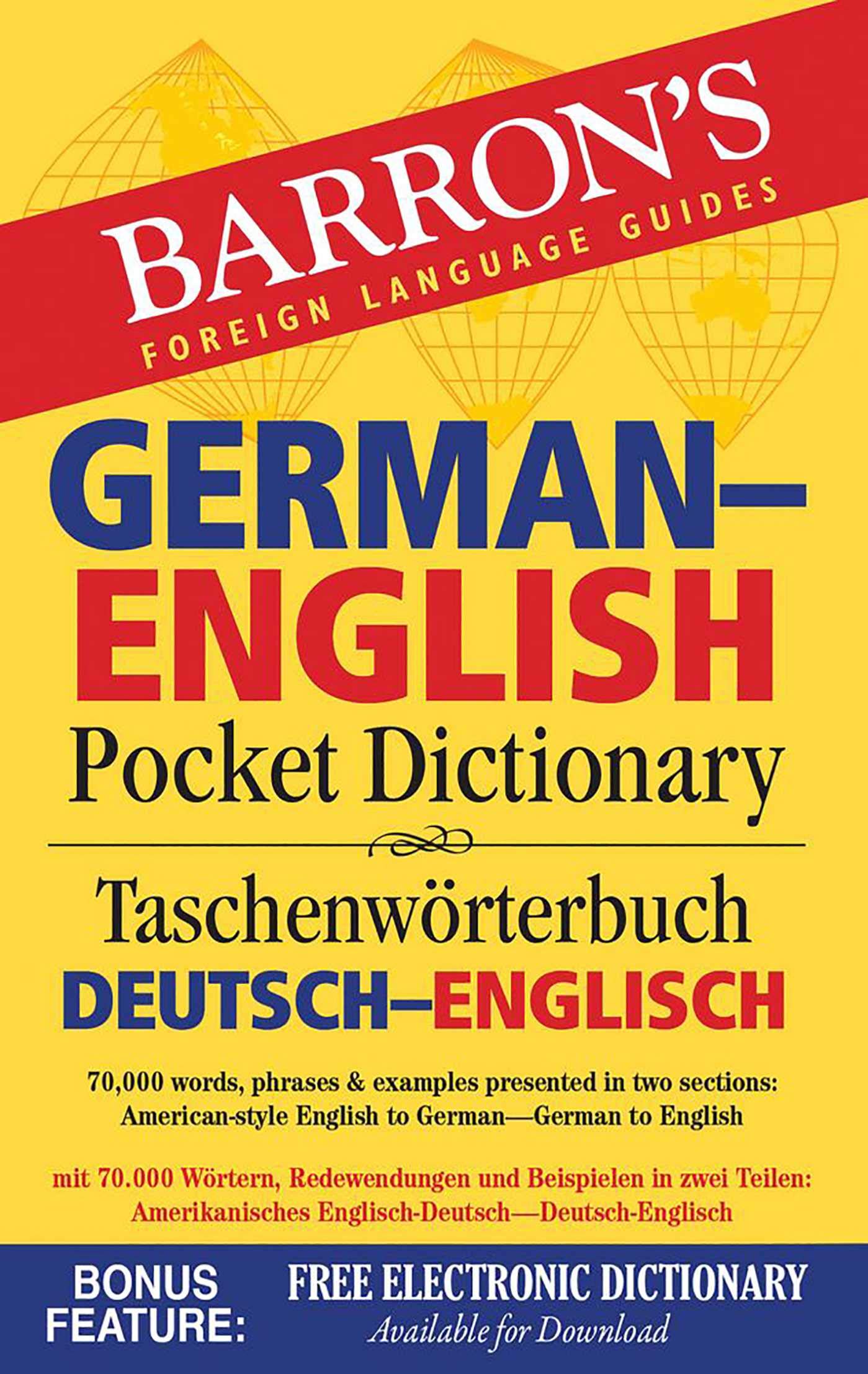 German-English Pocket Dictionary: 70,000 words, phrases & examples (Barron's Pocket Bilingual Dictionaries) Social Sciences