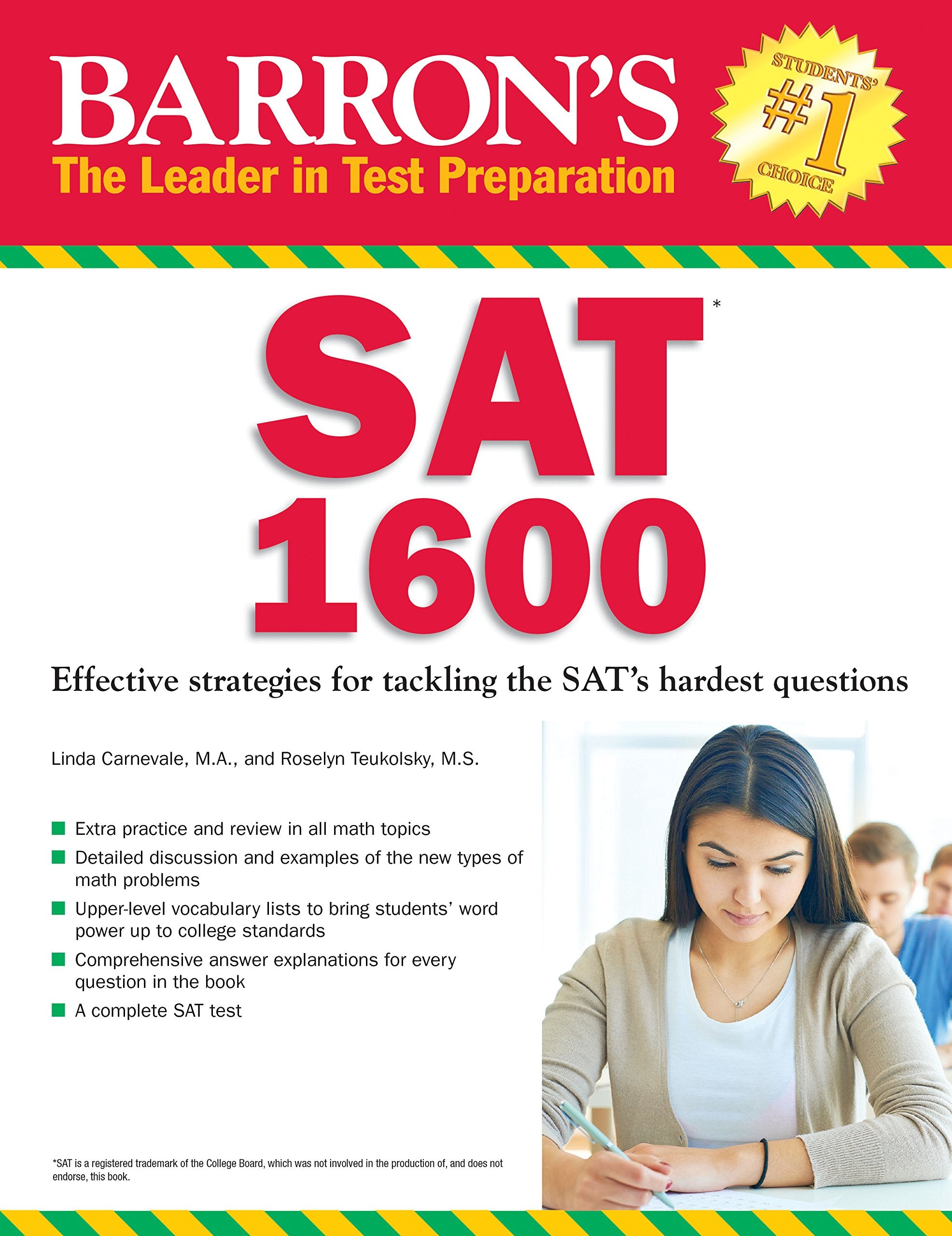 Barron's SAT 1600: Revised for the NEW SAT Study Guides