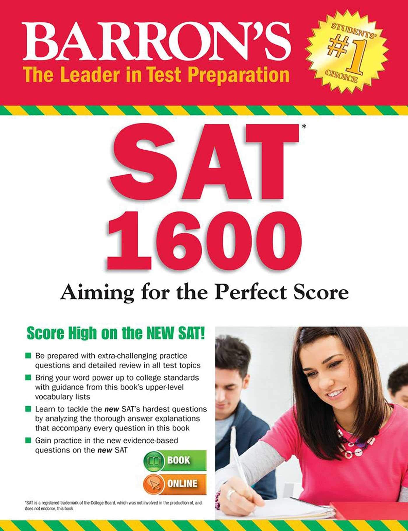 Barron's SAT 1600 with Online Test book