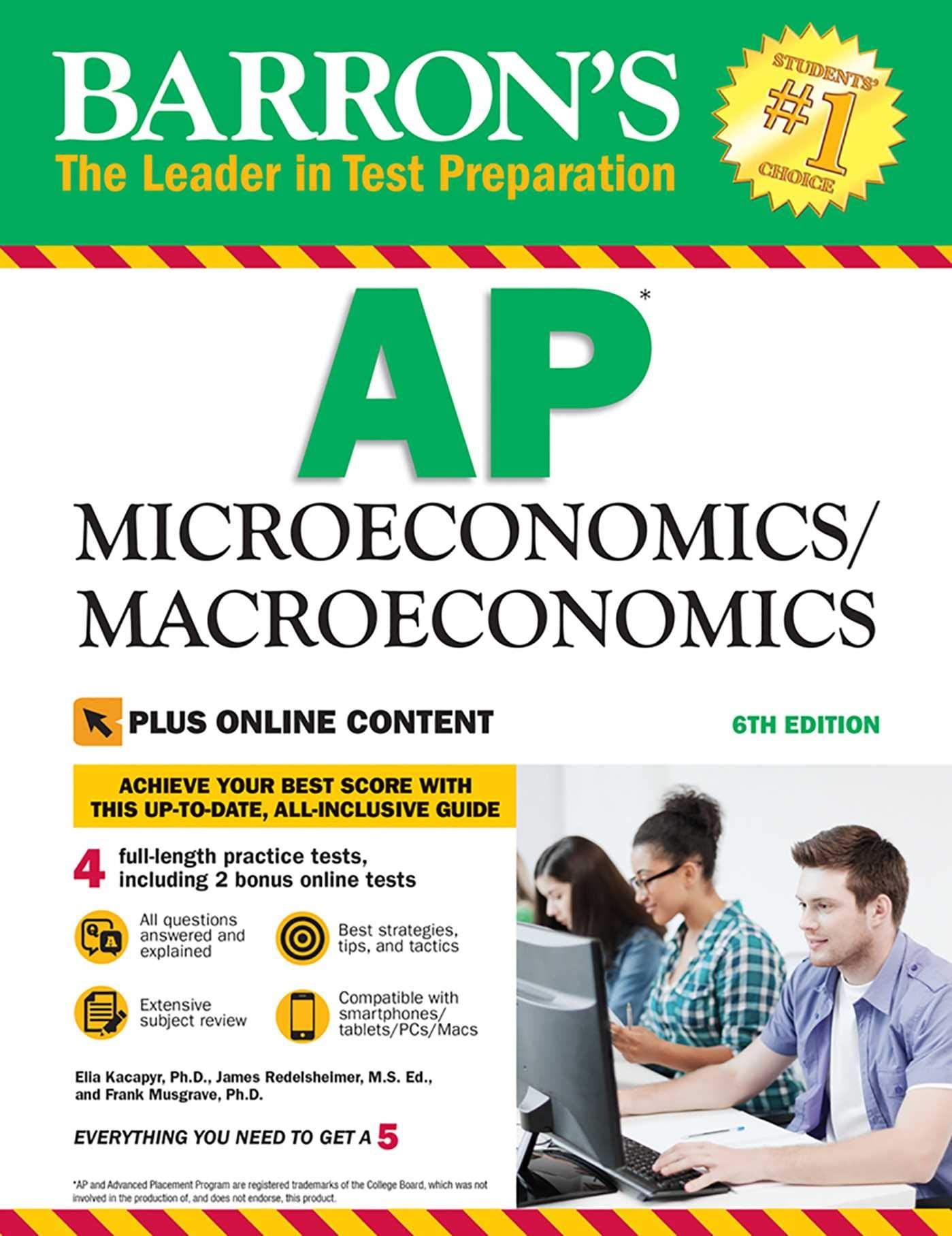 AP Microeconomics/Macroeconomics with Online Tests (Barron's Test Prep) Business, Finance & Career
