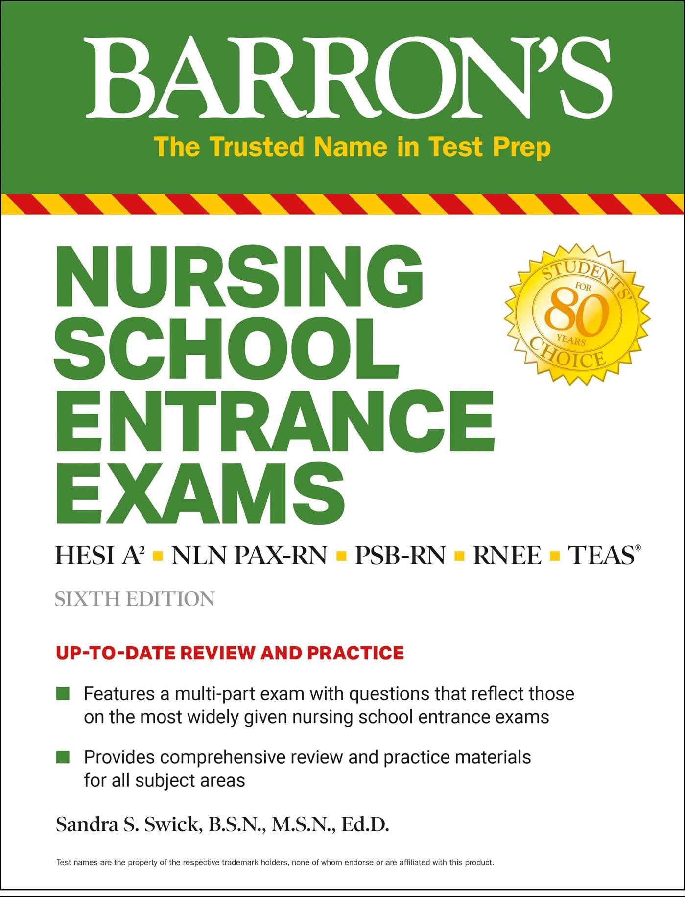 Nursing School Entrance Exams Medicine