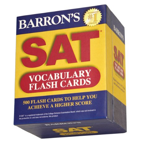 Barron's SAT Vocabulary Flash Cards Learning & Reference