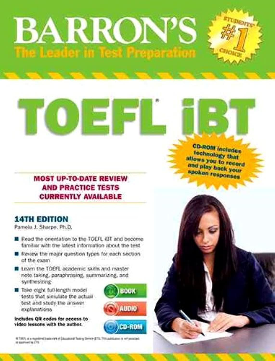 Barron's TOEFL iBT with Audio CDs and CD-ROM Foreign Languages ​​& Dictionaries