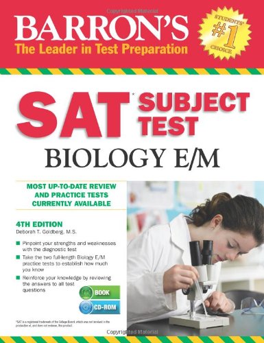 Barron's SAT Subject Test Biology E/M with CD-ROM book
