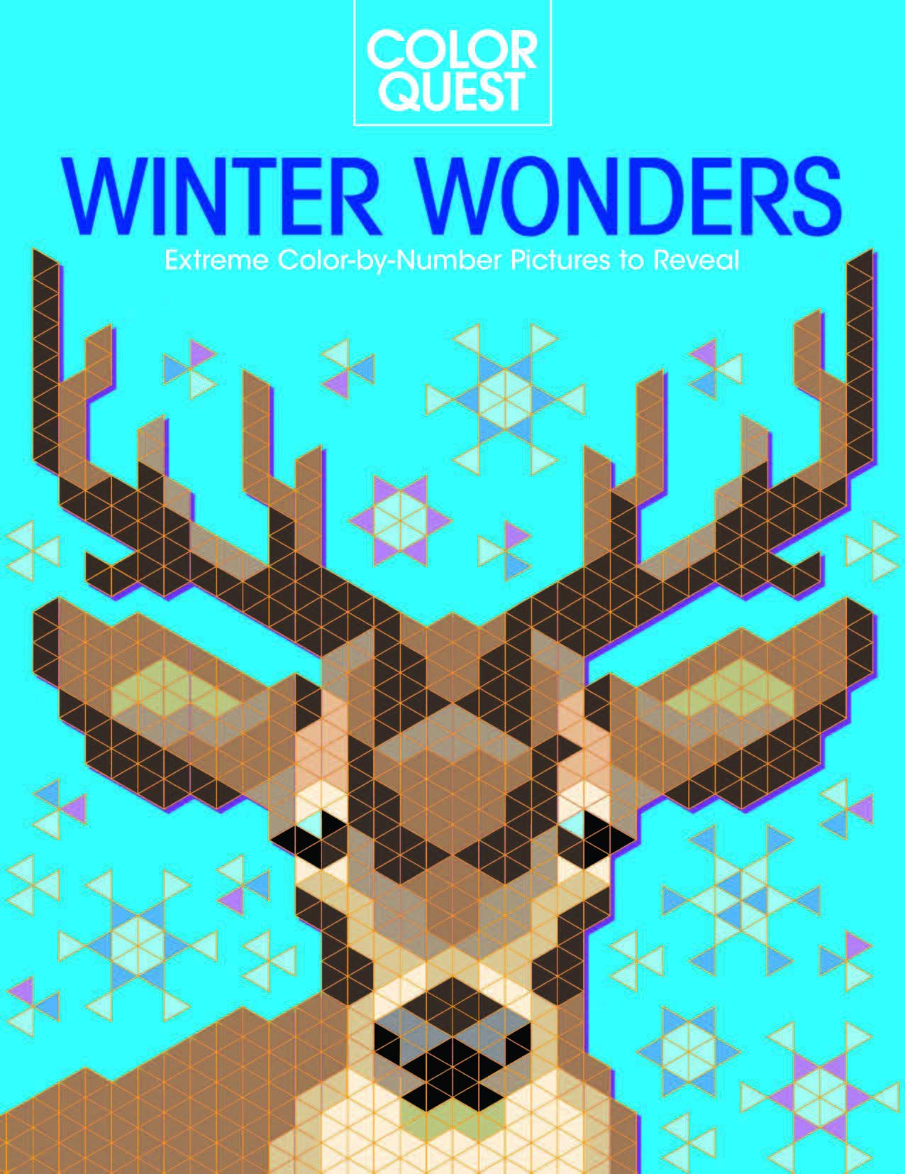Color Quest: Winter Wonderland: Extreme Color-by-Number Pictures to Reveal Geology & Geography