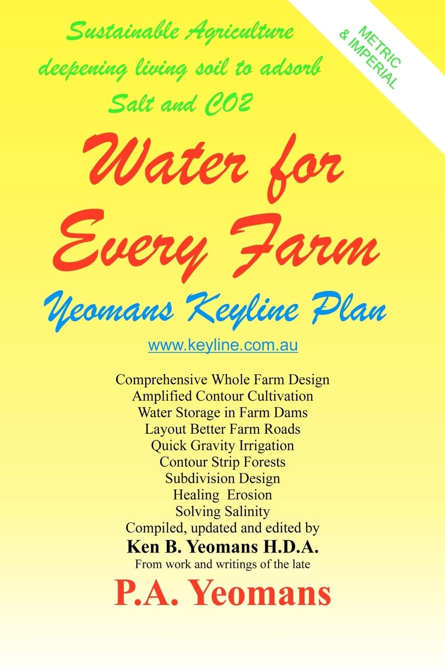 Water For Every Farm: Yeomans Keyline Plan book