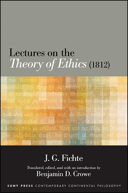 Lectures on the Theory of Ethics (1812) book
