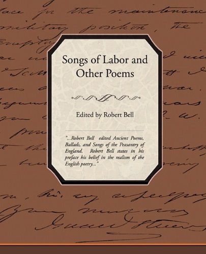 Songs of Labor and Other Poems Poetry
