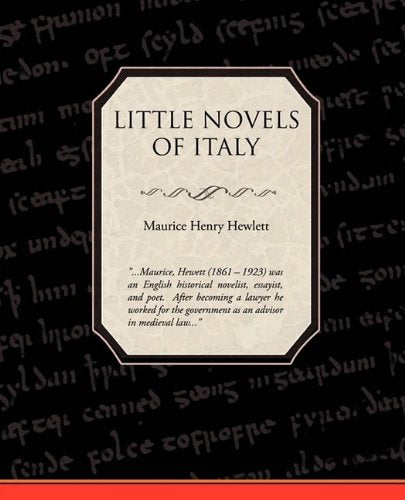 Little Novels of Italy Contemporary literature