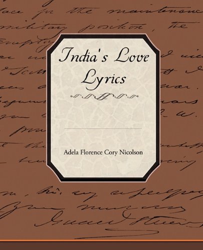 India's Love Lyrics Contemporary literature