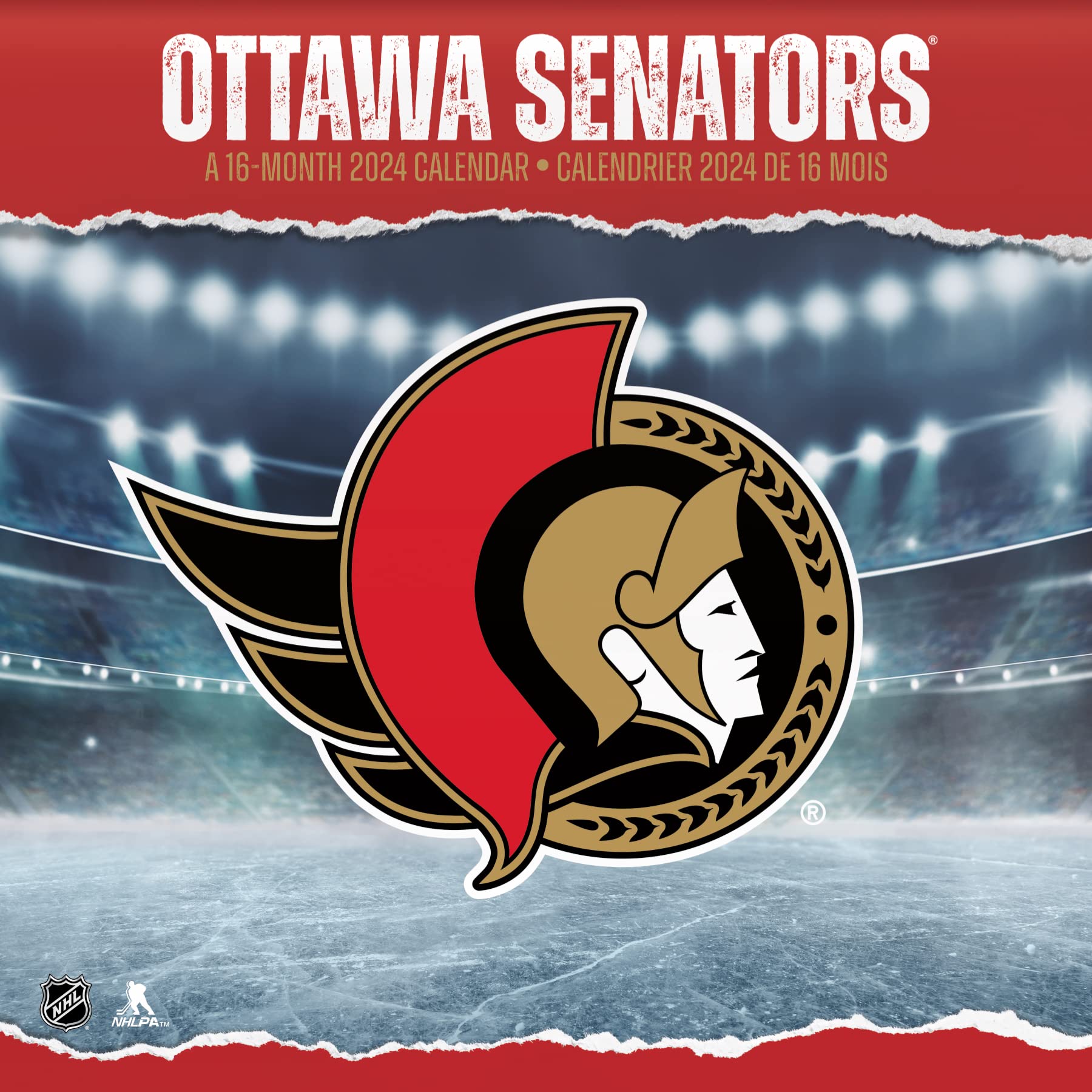 2024 NHL Ottawa Senators Wall Calendar (Bilingual French) (English and French Edition) Calendars