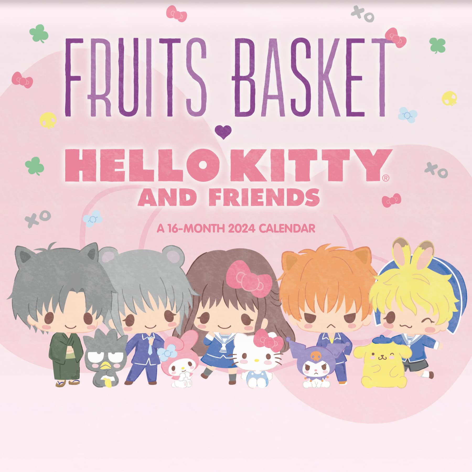 2024 Fruits Basket x Hello Kitty & Friends Wall Calendar Calendars