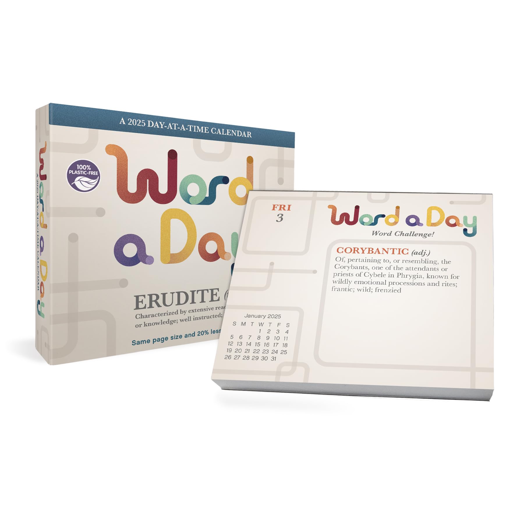 2025 Word-a-Day Day-at-a-Time Box Calendar Calendars