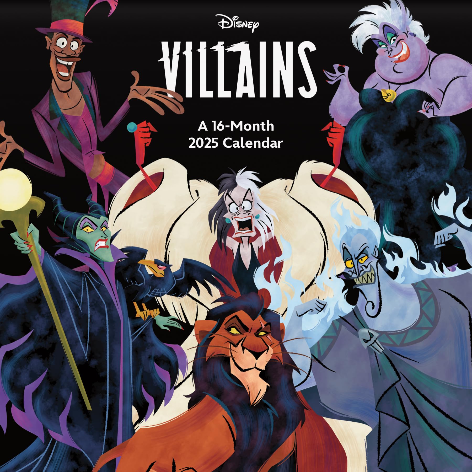 2025 Disney Villains Wall Calendar Calendars