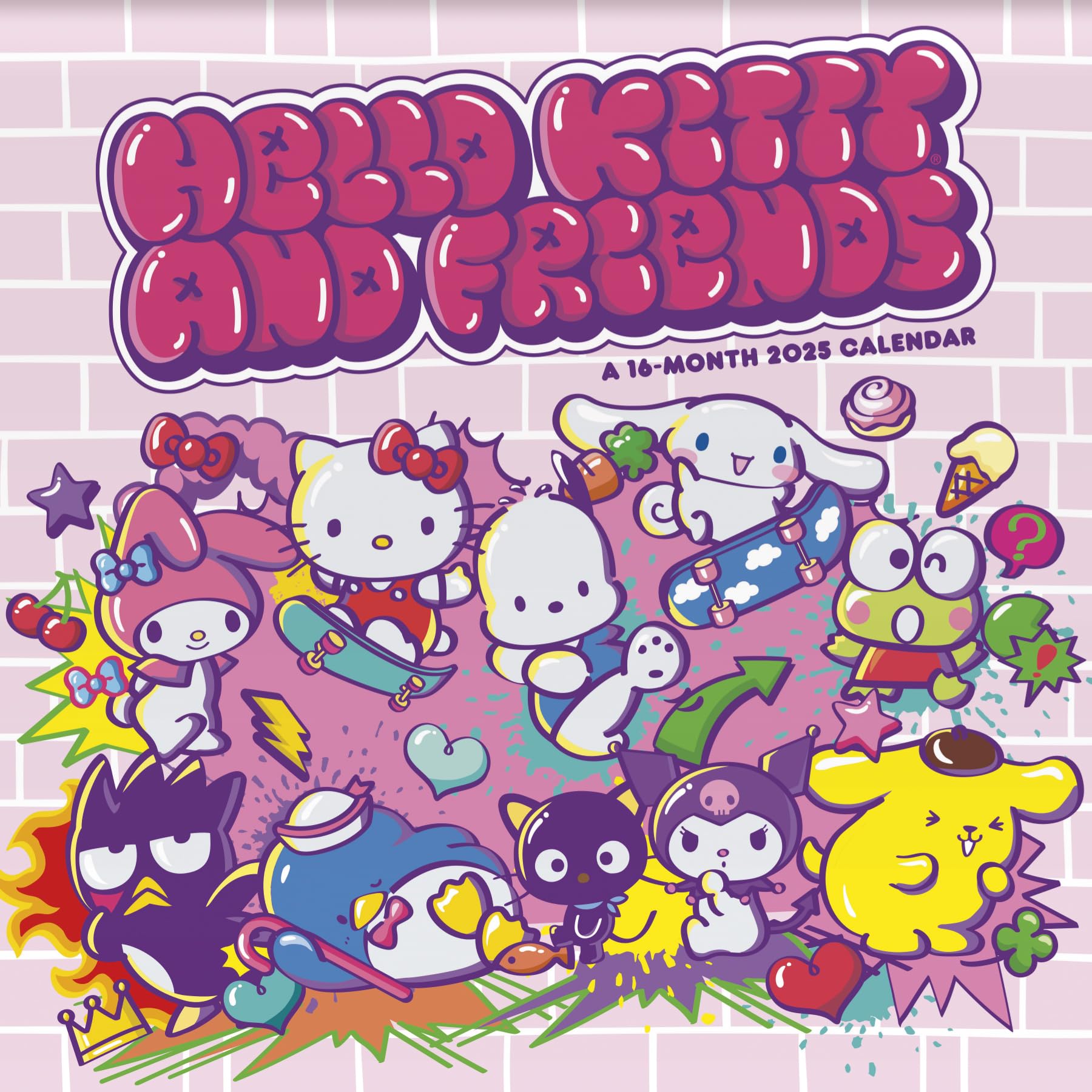 25wall Hello Kitty and Friends Calendars