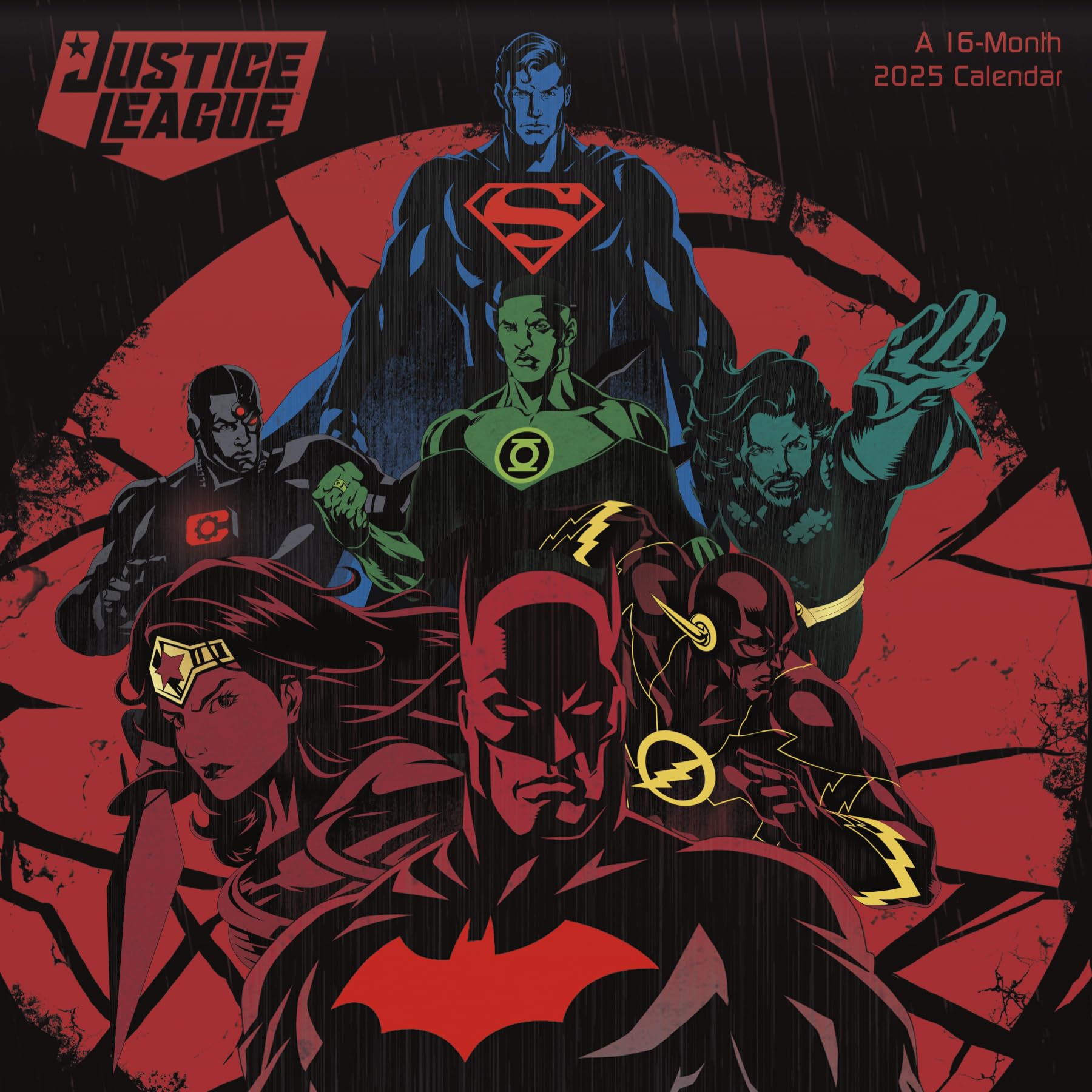 2025 DC Comics The Justice League (Classic) Wall Calendar Calendars