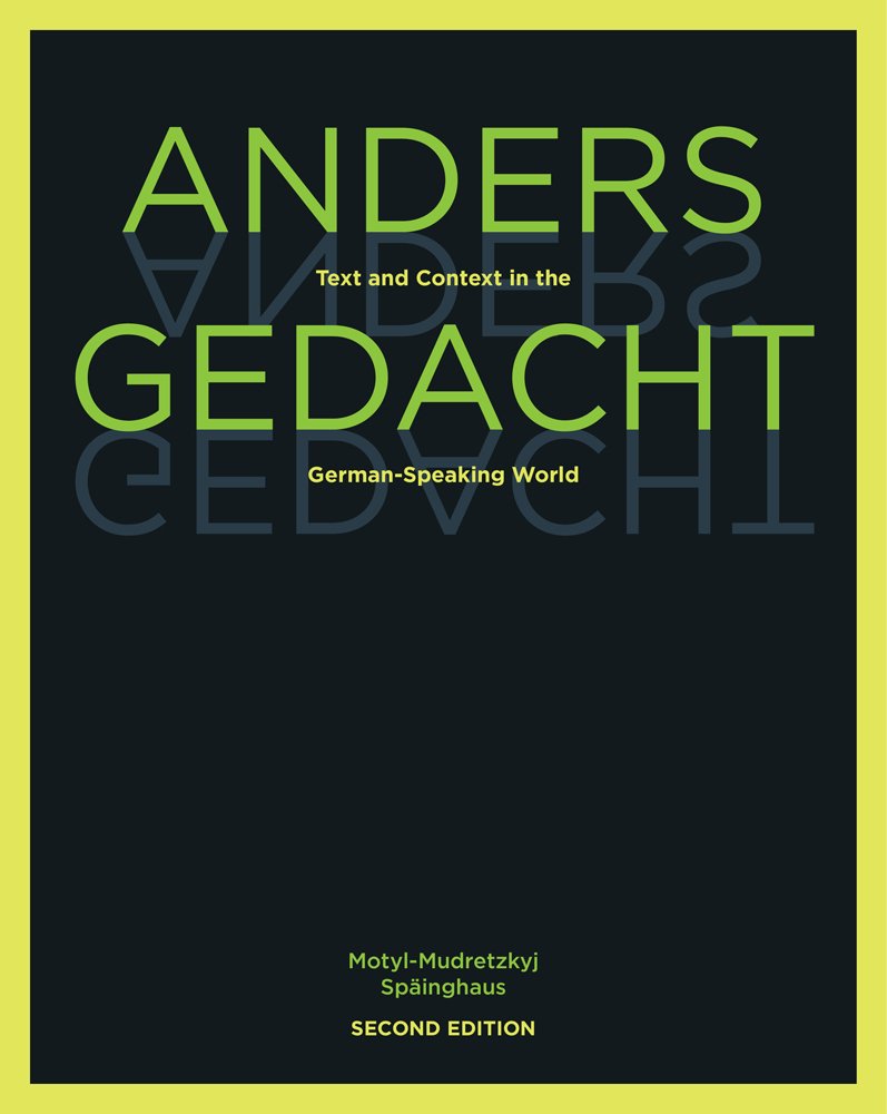 Anders Gedacht: Text and Context in the German-Speaking World book