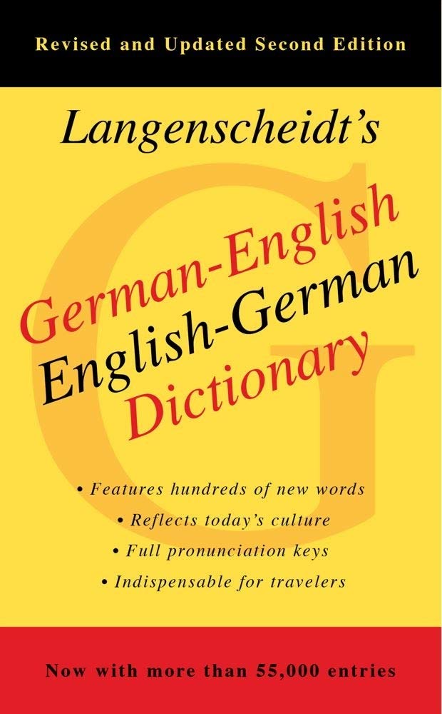 German-English Dictionary, Second Edition Foreign Languages ​​& Dictionaries