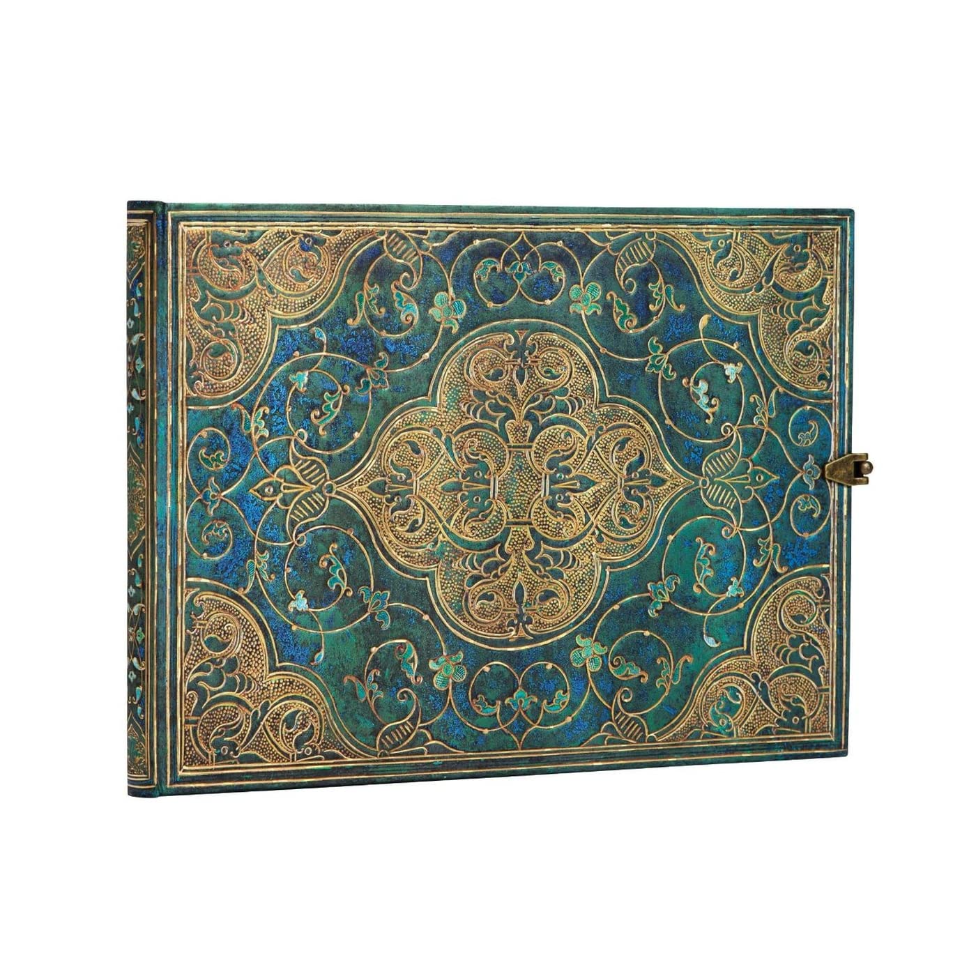 Paperblanks - Chroniken in Türkis - Notizbuch Gästebuch Unliniert: Unlined (Turquoise Chronicles) Calendars