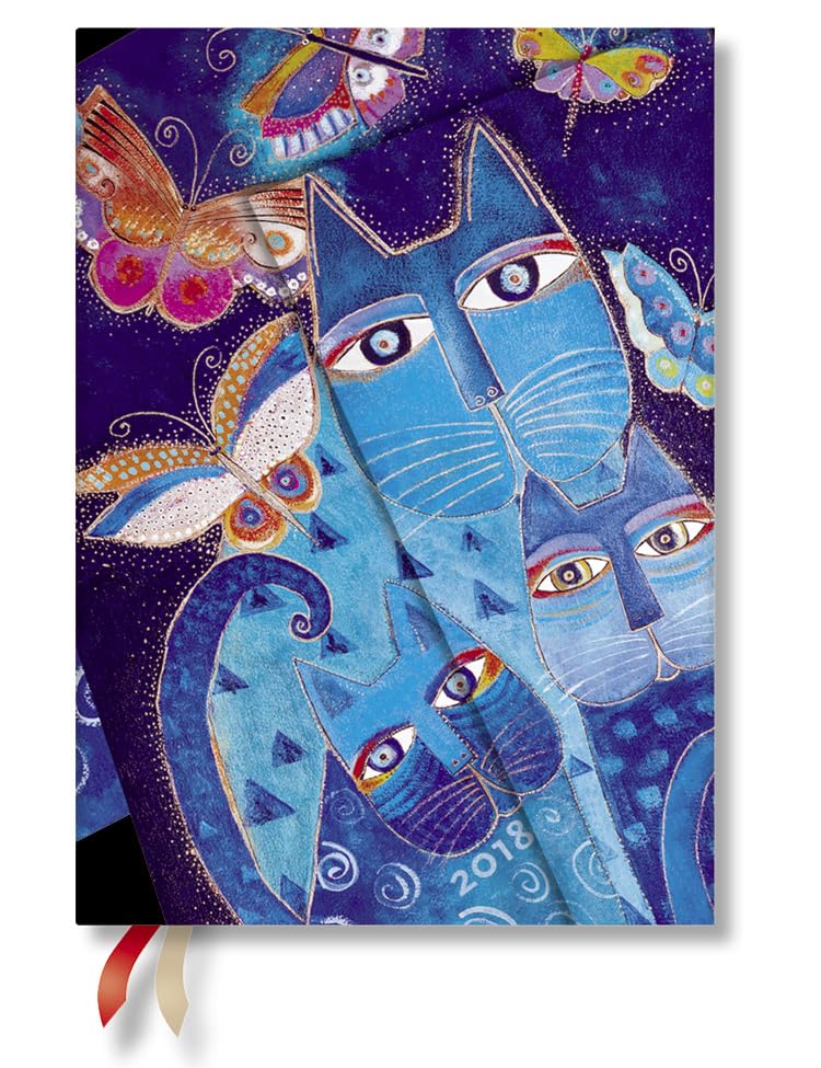 2018 Blue Cats Butterflies Verso Horizol (2018 Diaries) Books
