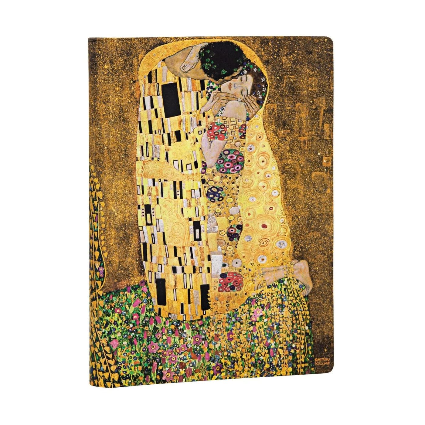 Paperblanks - Faszinierende Handschriften Gustav Klimt - Klimts 100. Todestag Der Kuss - Notizbuch Midi Liniert - Sonderausgabe: Lined Midi (Special Edition) Stationery