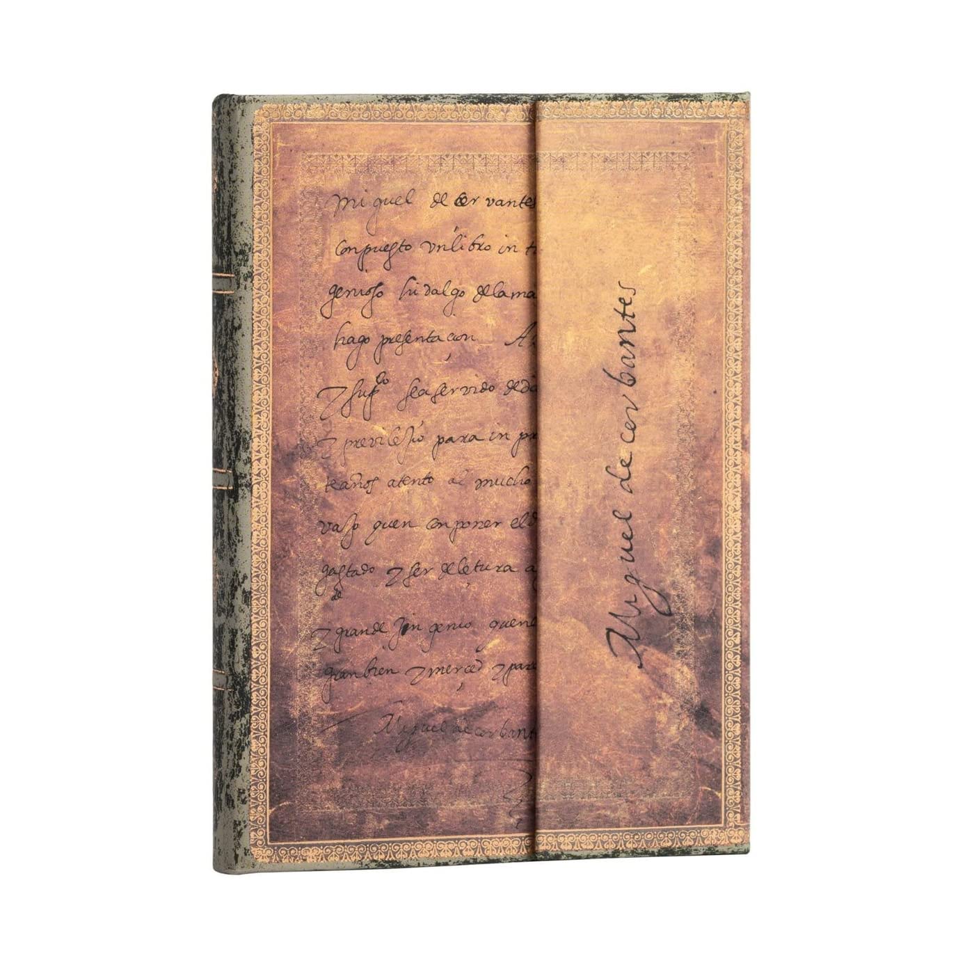 Paperblanks - Cervantes, Letter to the King - Embellished Manuscripts Collection - Midi - Lined - Wrap Closure - 120 Gsm Leisure, Home & Garden