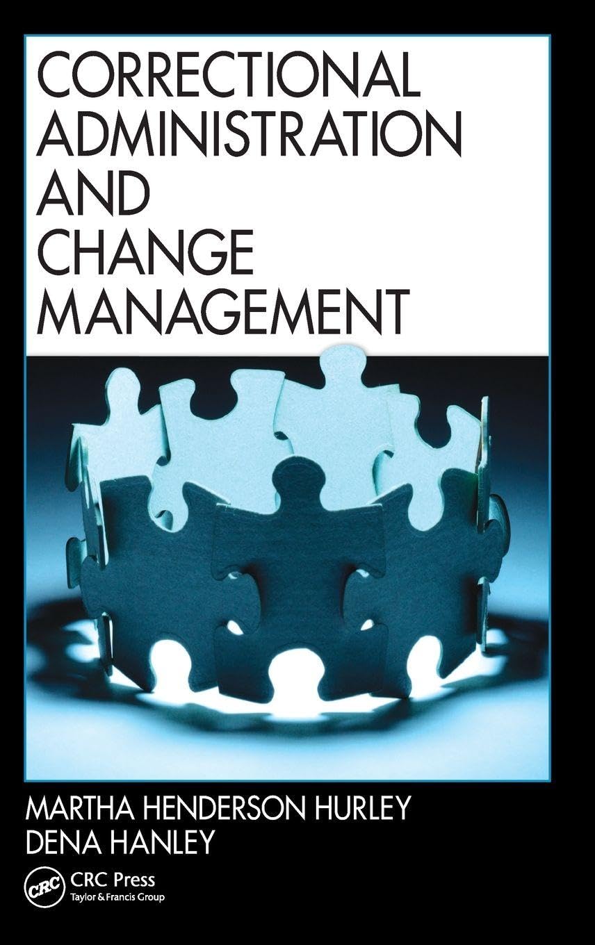 Product Image: Correctional Administration and Change Management