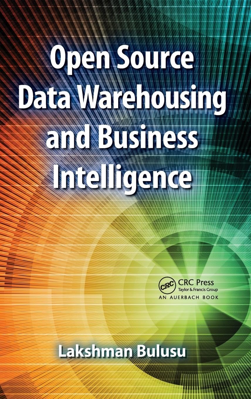 Product Image: Open Source Data Warehousing and Business Intelligence