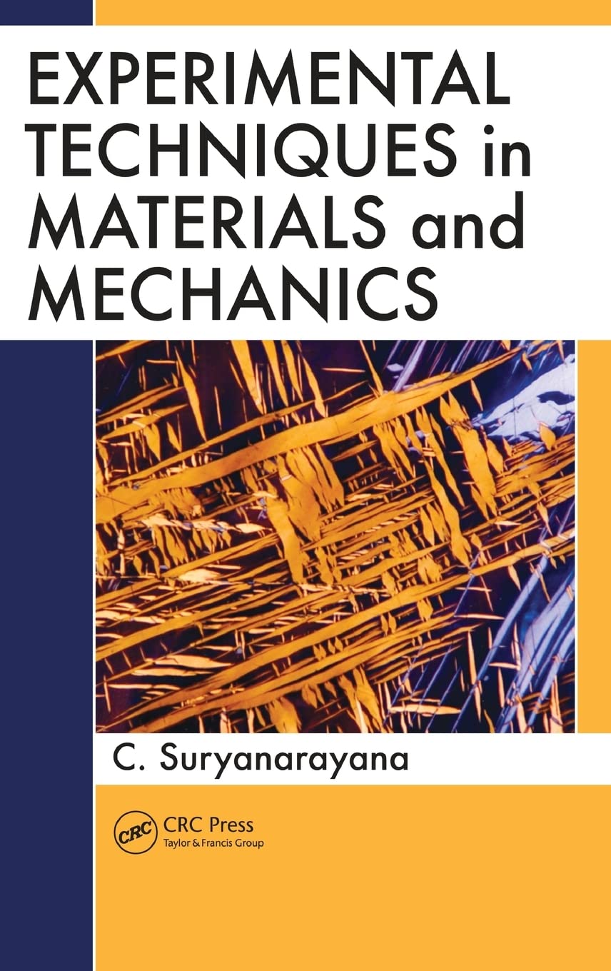 Product Image: Experimental Techniques in Materials and Mechanics