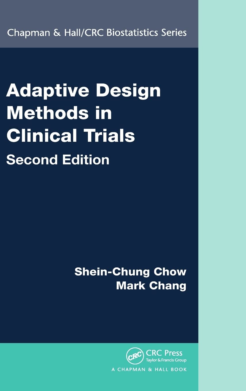 Product Image: Adaptive Design Methods in Clinical Trials