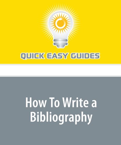 How To Write a Bibliography Hobbies & Crafts