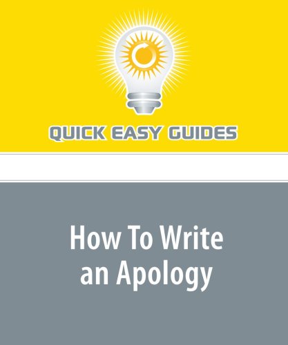 Product Image: How To Write an Apology