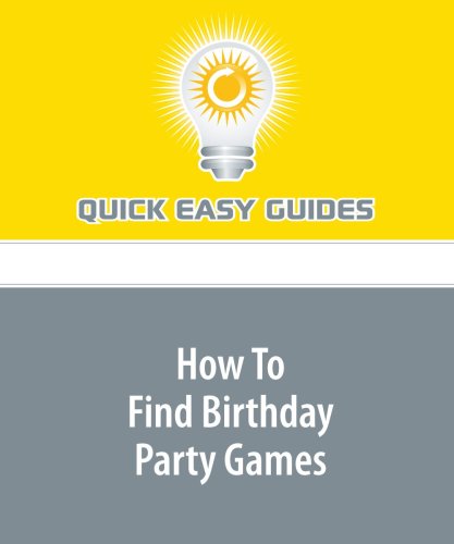 How To Find Birthday Party Games Hobbies & Crafts