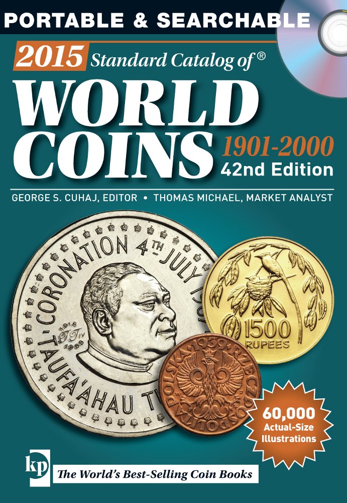 2015 Standard Catalog of World Coins 1901-2000 Hobbies & Crafts