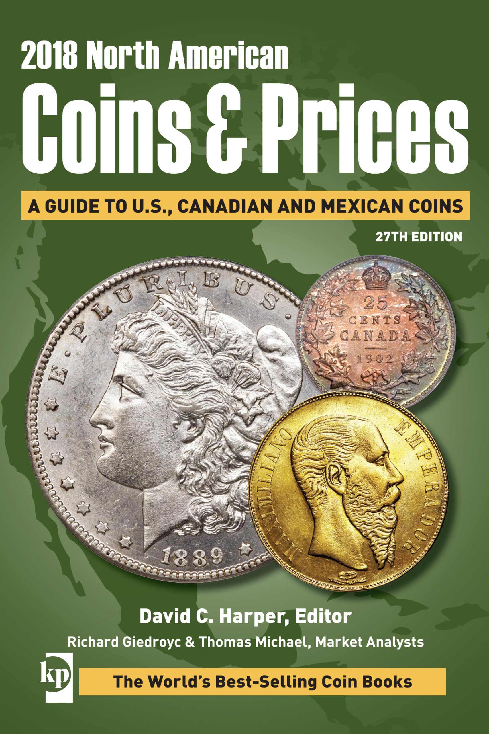 2018 North American Coins & Prices: A Guide to U.S., Canadian and Mexican Coins Hobbies & Crafts