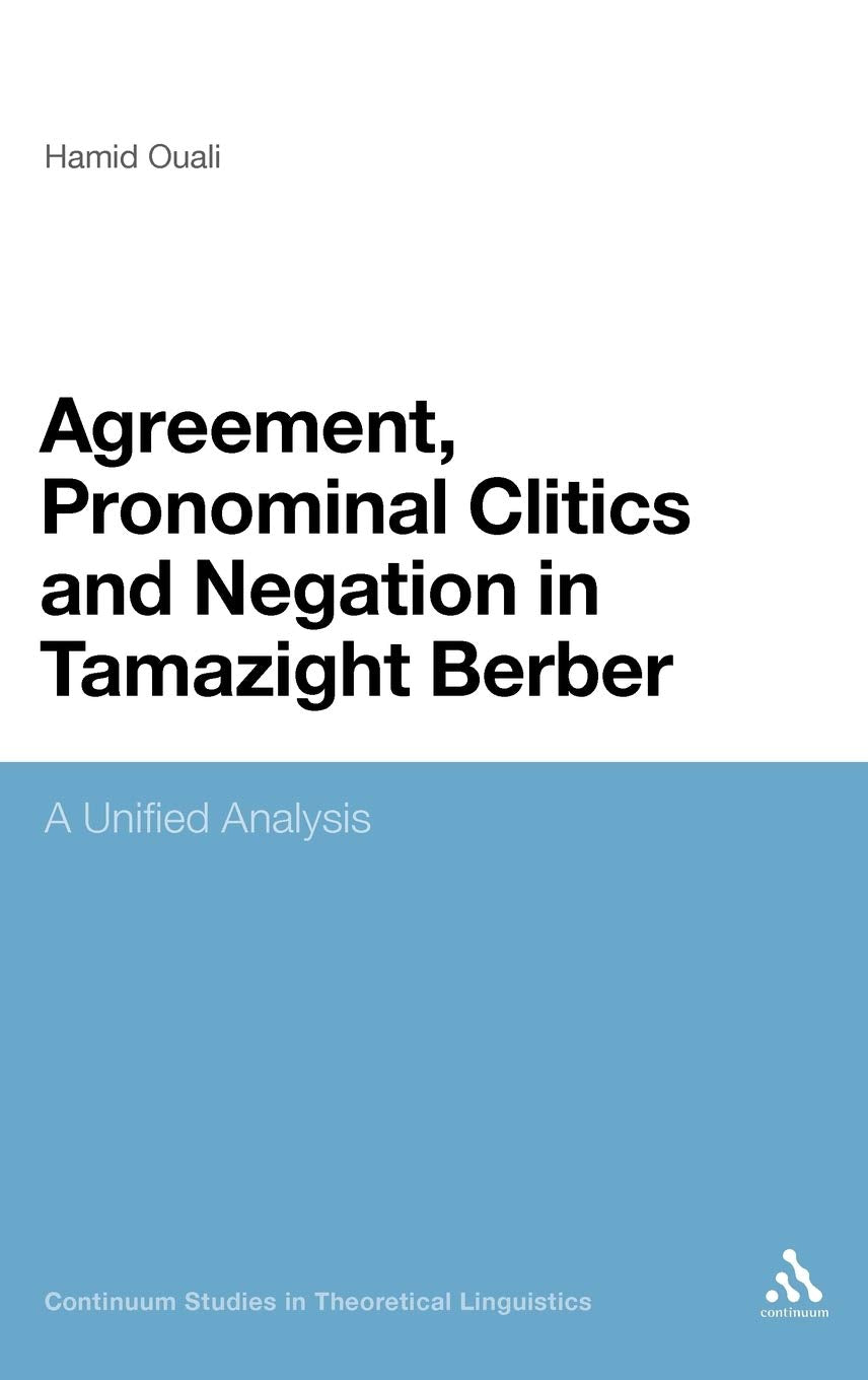 Agreement, Pronominal Clitics and Negation in Tamazight Berber Social Sciences