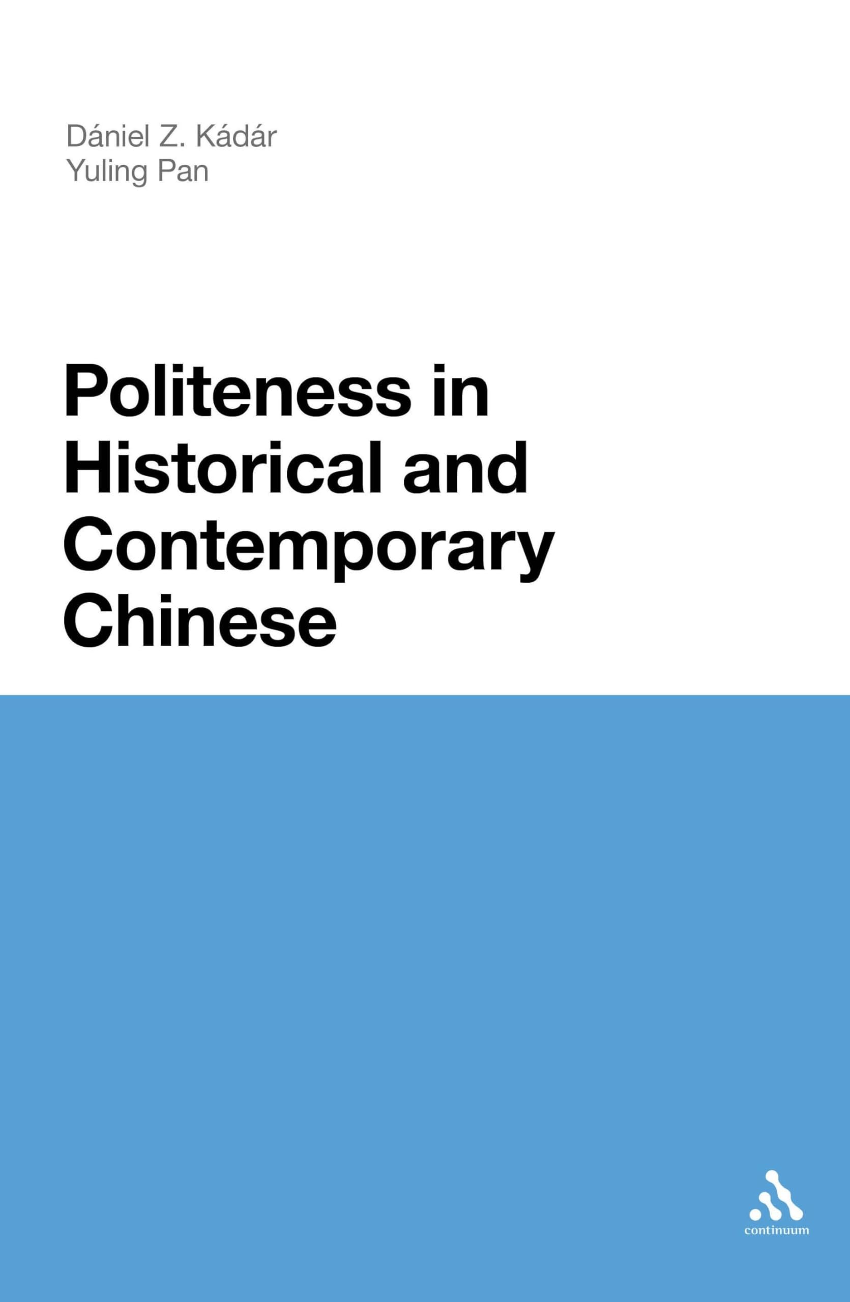 Politeness in Historical and Contemporary Chinese Social Sciences