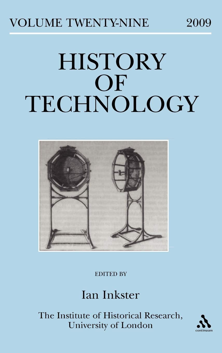 Product Image: History of Technology Volume 29