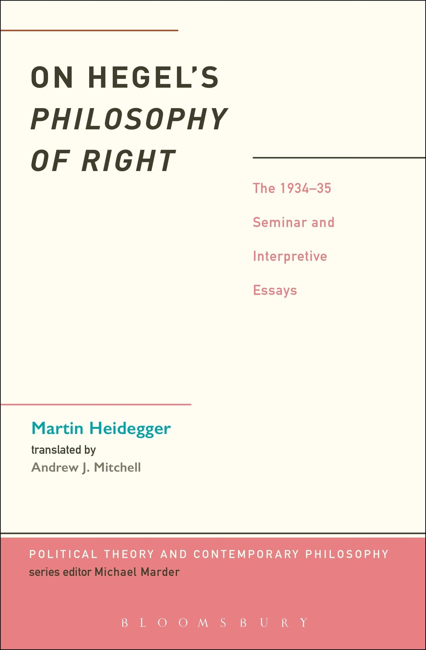 On Hegel's Philosophy of Right Philosophy