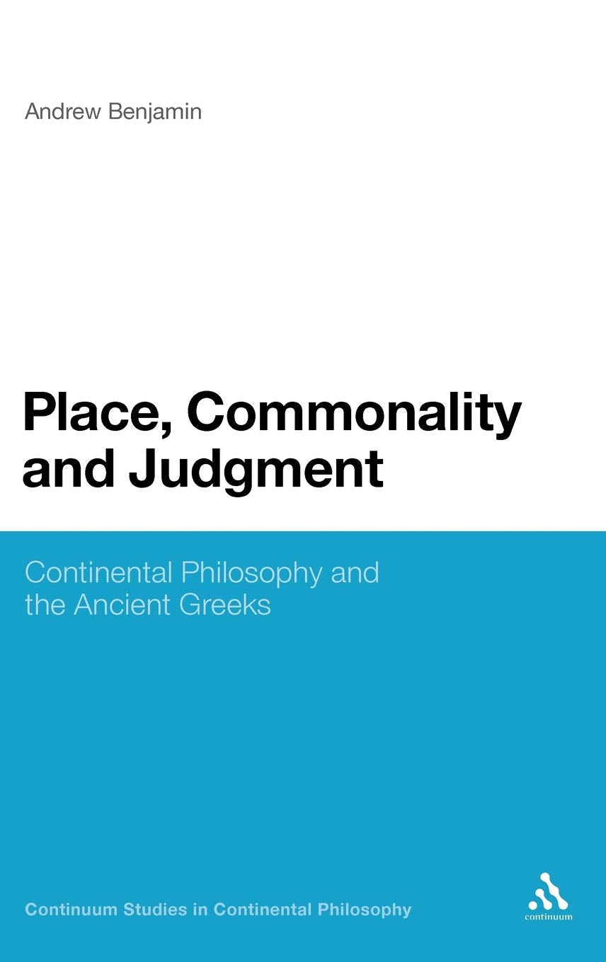 Place, Commonality and Judgment Philosophy