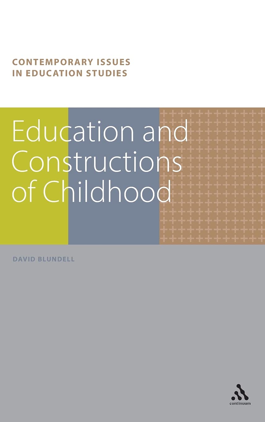 Education and Constructions of Childhood Books