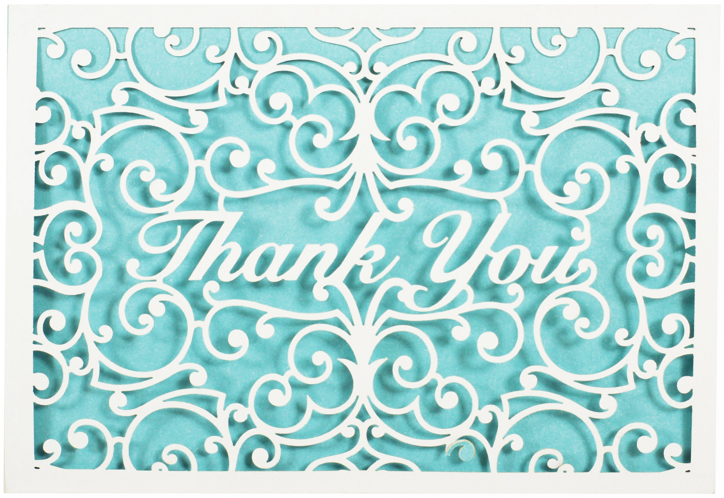 Laser Cut Thank You Cards Books