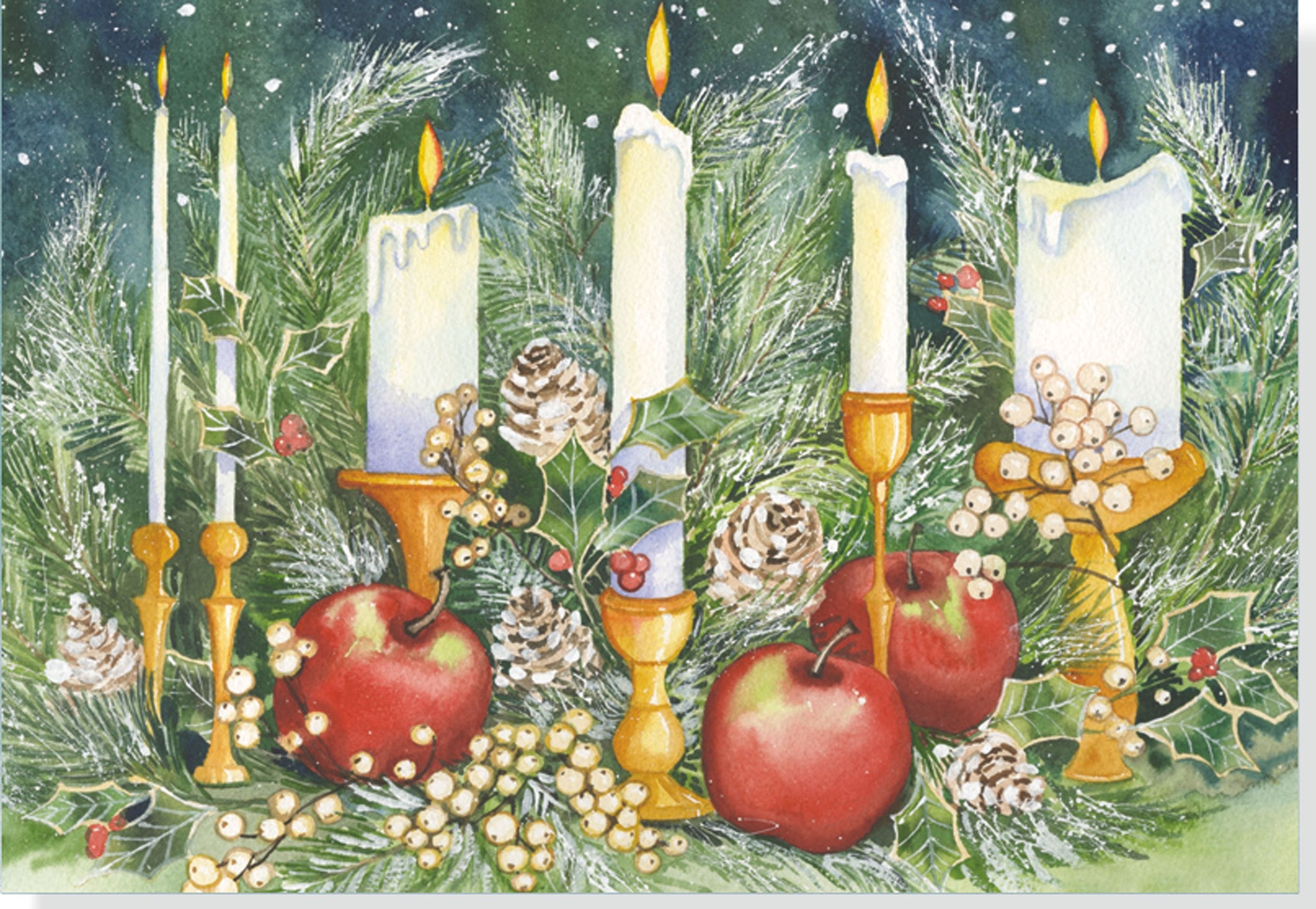 Festive Glow Small Holiday Cards Books