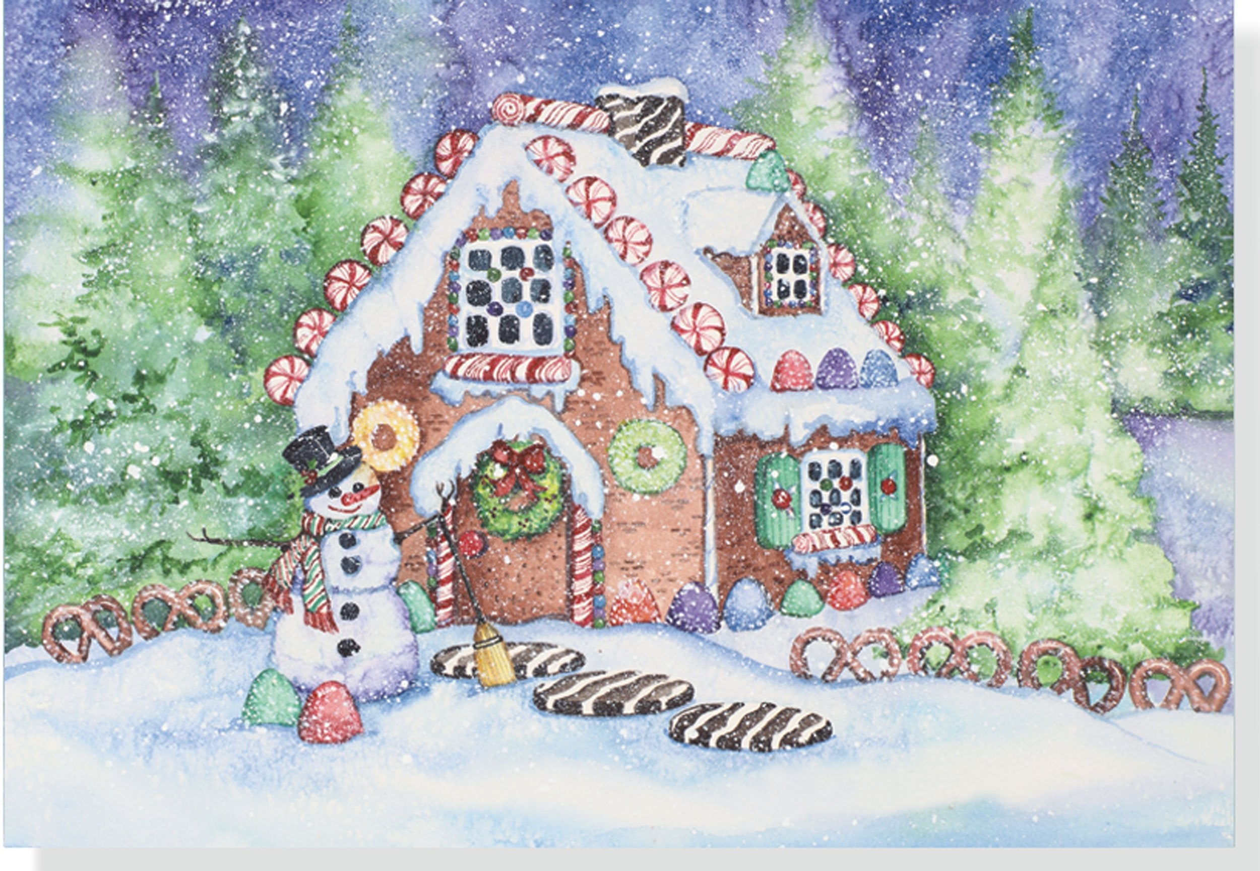 Gingerbread House Small Holiday Cards Books