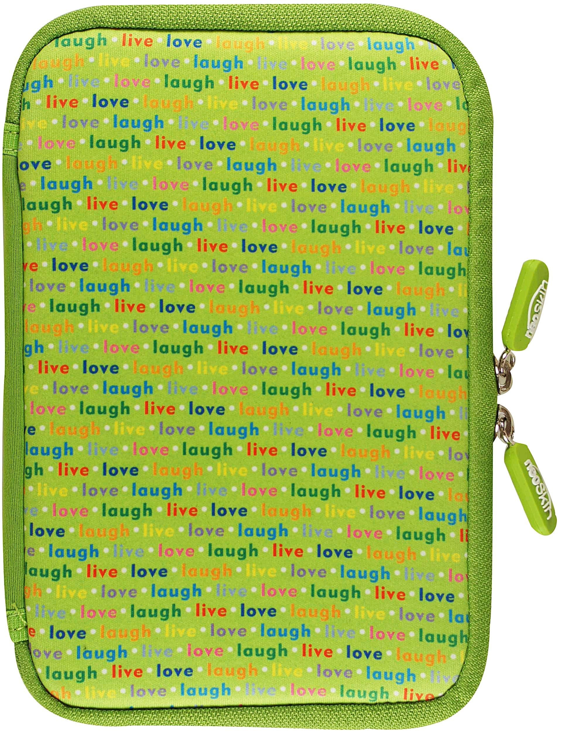 NeoSkin Kindle Fire Live, Love, Laugh Neoprene Jacket: With Built-In Screen Protection Lifestyle