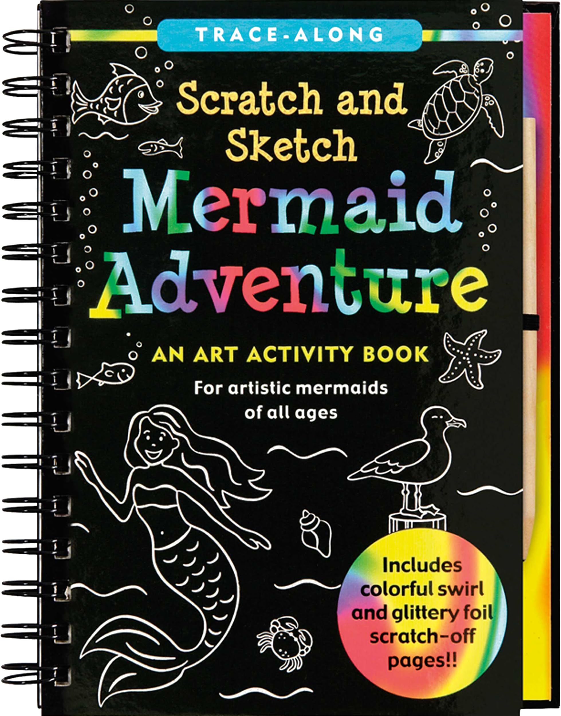 Scratch & Sketch Mermaid Adventure: An Art Activity Book for Artistic Mermaids of All Ages Non-fiction