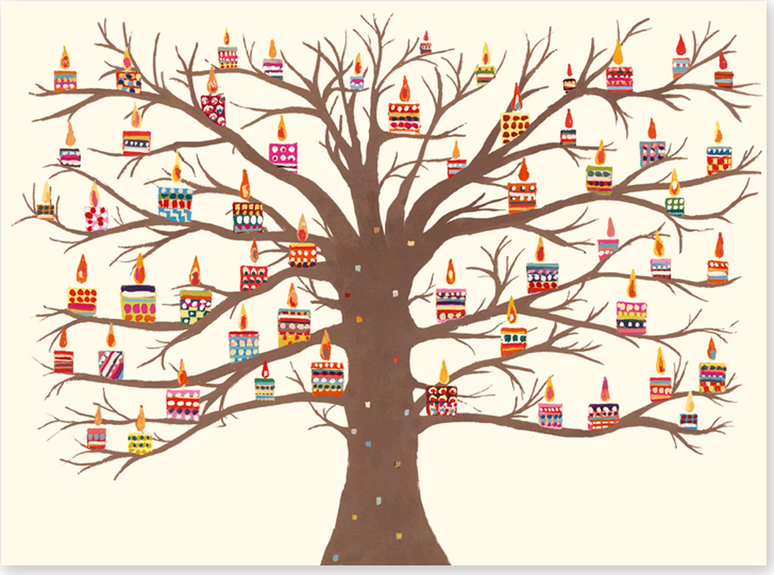 Tree of Flowers Small Holiday Cards Books