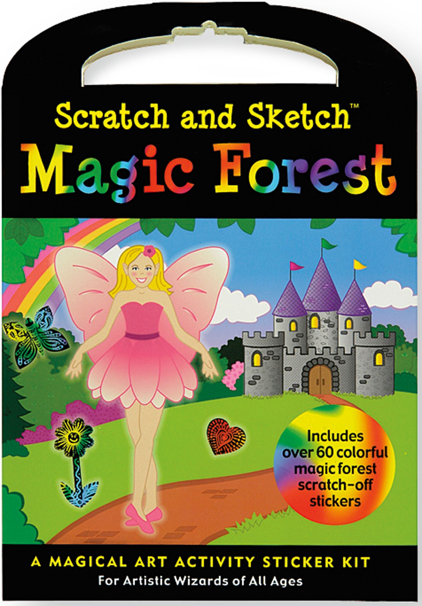 Magic Forest Scratch & Sketch Sticker Kit: A Magical Art Activity Sticker Kit for Artistic Wizards of All Ages Tiptoi & Games