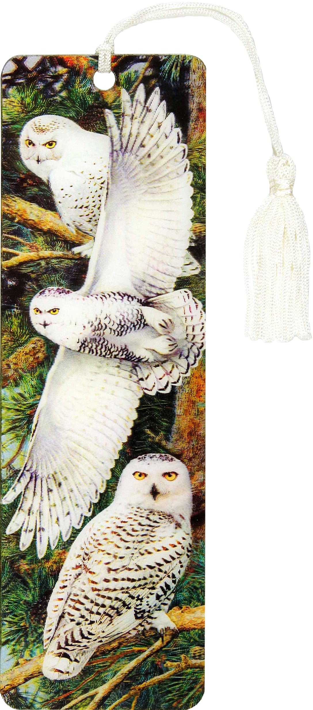 Snowy Owl 3-d Bookmark Lenticular Books