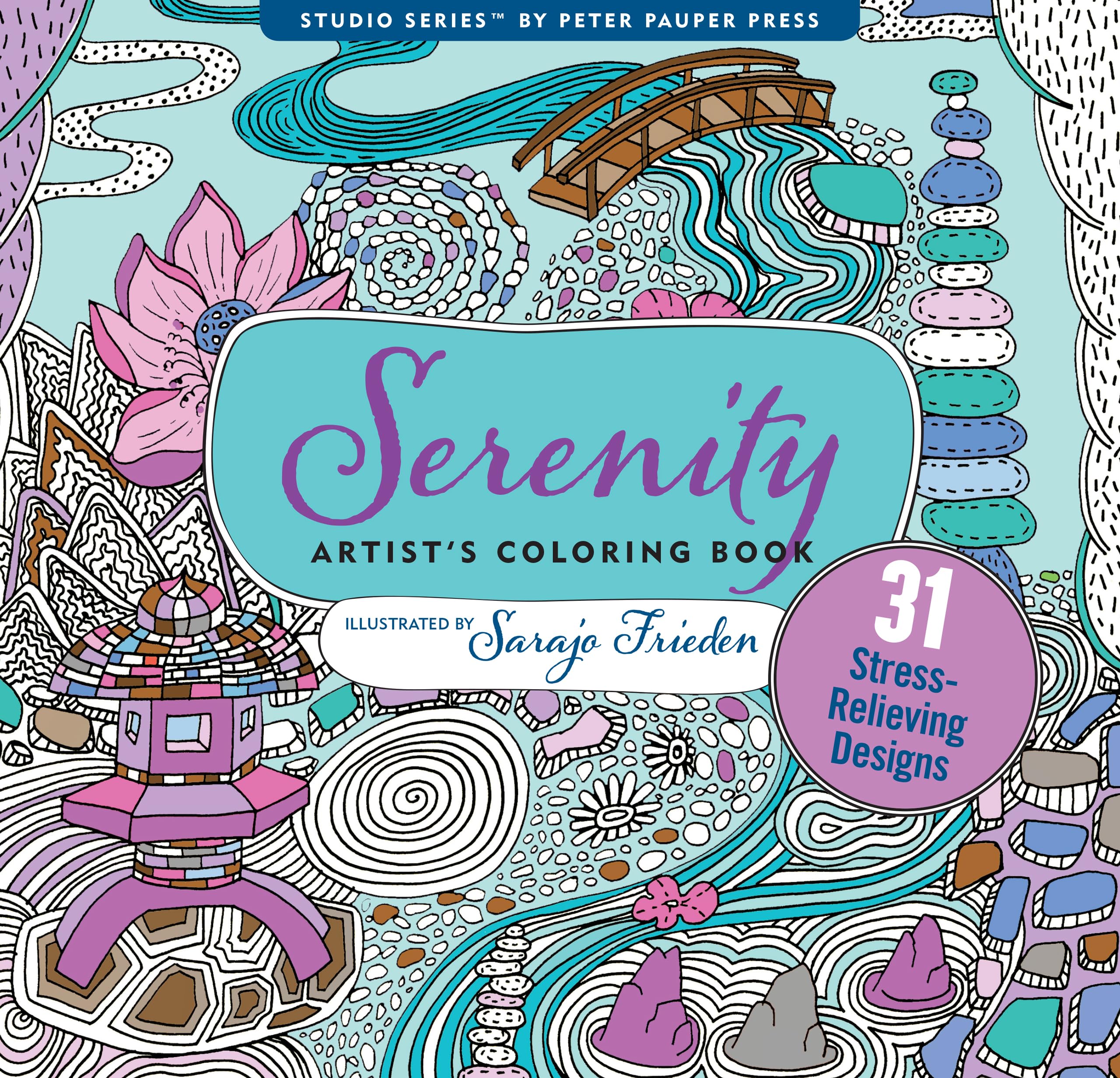 Serenity Adult Coloring Book: 31 Stress-Relieving Designs Film, Art & Culture